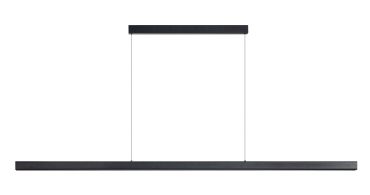 ETH Lyne - hanglamp - 180 x 4,5 x 200 cm - 48W dimbare LED incl. - zwart