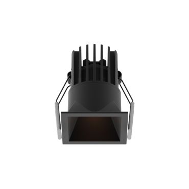 Nova Luce Bree - inbouwspot - 56 x 56 mm, 50 x 50 mm inbouwmaat - 7W LED incl. - IP32 - zwart