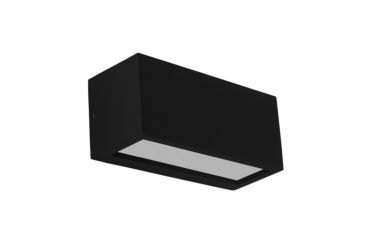 Century Italia Reverso - buiten wandverlichting - 10 x 11 x 25 cm - IP65 - zwart