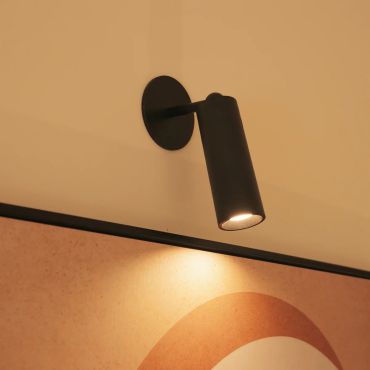 New Garden Roll 4 - oplaadbare opbouwspot - Ø4 x 12 cm - 3W dimbare LED incl. - zwart