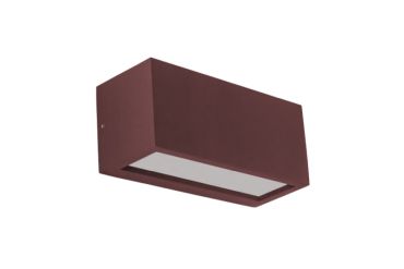 Century Italia Reverso - buiten wandverlichting - 10 x 11 x 25 cm - IP65 - bruin