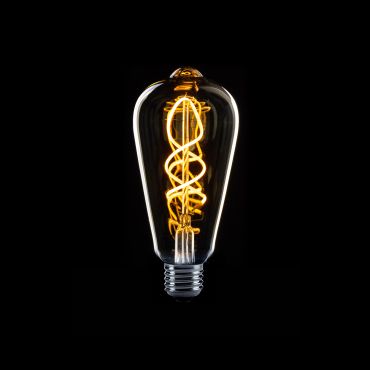 ETH Sensor LED Edison ST64 Spiral - E27 - 4W - transparant