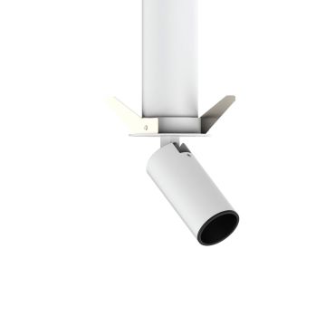 VK Lighting Coko - opbouwspot met inbouwrozet - Ø 3,5 x 7,3 cm - Ø 60 mm opbouwmaat, Ø 50 mm inbouwmaat - 6W LED incl. - wit
