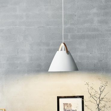 Design for the People Strap 27 - hanglamp - Ø 27 x 334,55 cm - wit