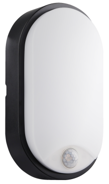 Century Italia Forma - wand- en plafondverlichting - 12 x 6,3 x 21,2 cm - 14W LED incl. - met bewegingssensor - instelbare lichtkleur - IP54 - wit en zwart