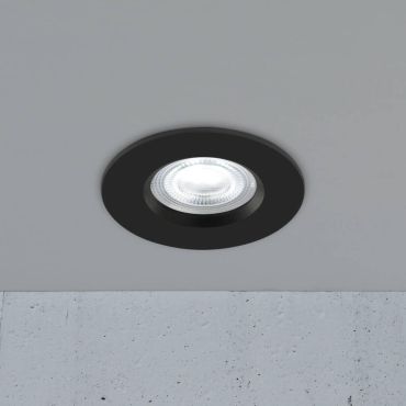 Nordlux Smart Don - inbouwspot - slimme verlichting - Ø 85 mm, Ø 72 mm inbouwmaat - 4,7W LED incl. - IP65 - zwart