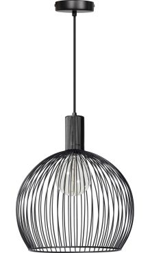 ETH Wire - hanglamp - Ø 40 x 165 cm - zwart