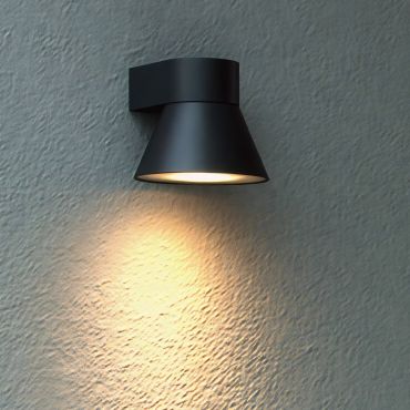 Nordlux Kyklop Cone - buiten wandverlichting - Ø 15,6 x 13,9 cm - IP54 - zwart