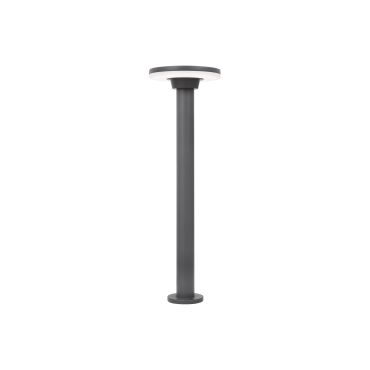 Nova Luce Suite - tuinpaal - Ø 18 x 60 cm - 12W LED incl. - IP54 - donkergrijs