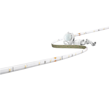 Century Italia Kit-Striscia - LED-strips met stekker aansluiting en 2 sensoren - 0,8cm breed - 2 x 120cm lengte - 230V - 2,9W LED per meter - 30 LEDs per meter