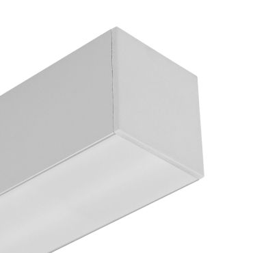 Lichtkoning Line - plafondlamp - 5,3 x 5,3 cm profiel - 28,8W LED per meter - alu