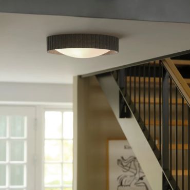 Nordlux Corato 40 - plafondlamp - Ø 42 x 11 cm - grijs