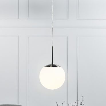 Nordlux Cafe - hanglamp - Ø 20 x 213 cm - opaal wit