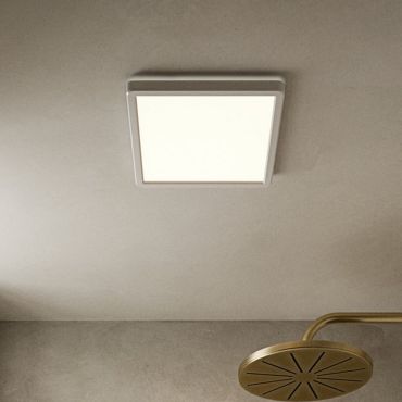 Nordlux Oja - plafondverlichting - 29,4 x 29,4 x 2,3 cm - 3 stappen Moodmaker SceneSelect functie - 14,5W LED incl. - wit