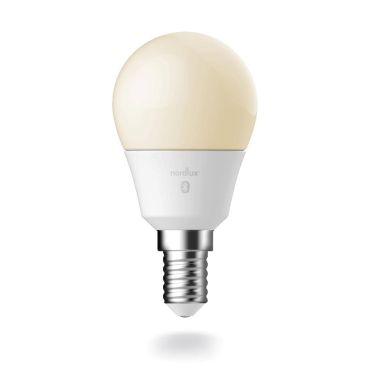 Nordlux Smart LED lamp - slimme verlichting -  Ø 4,5 x 8,7 cm - E14 - 4,7W - dimfunctie en instelbare lichtkleur via app - wit