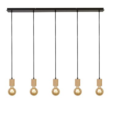 Searchlight Spinny - hanglamp - 115 x 152,5 cm - mat zwart
