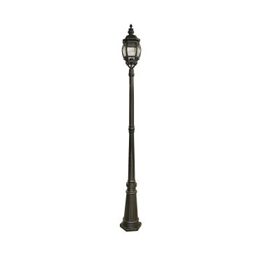 Searchlight Bel Aire - lantaarnpalen - Ø 16 x 220,5 cm - IP23 - zwart