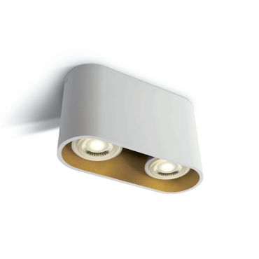 SHOWROOMMODEL - ONE Light GU10 Decorative Cylinders - plafondverlichting - 16 x 6 x 9,4 cm - wit