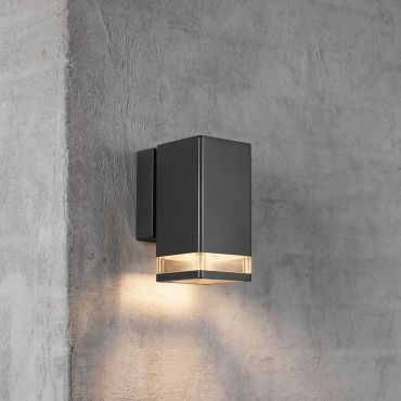 Nordlux Elm - buiten wandverlichting - 11 x 18 x 15,5 cm - IP44 - zwart