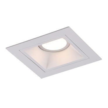 Maxlight Hit - inbouwspot 1L - 115 x 115 mm, 95 x 95 mm inbouwmaat - wit