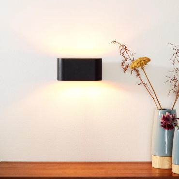SHOWROOMMODEL - Lucide Xera III - wandverlichting - 16 x 8 x 8 cm - zwart