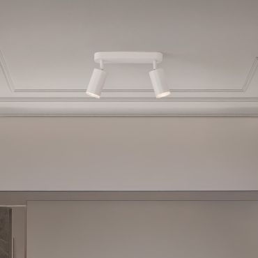Nova Luce Mao - opbouwspot 2L - 5,5 x 16,5 x 26 cm - IP44 - zandwit