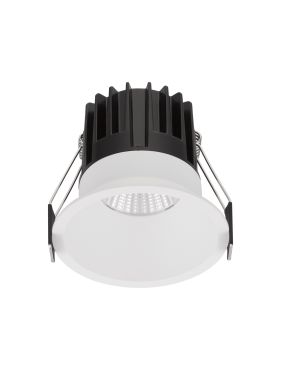 Nova Luce Luela - inbouwspot - Ø 85 mm - inbouwmaat 75 mm - 13W LED incl. - wit - 2700K