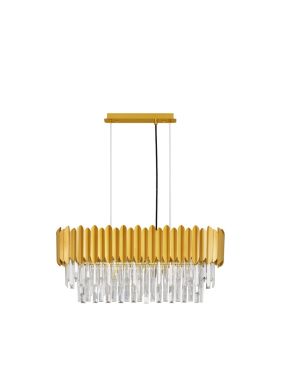 Nova Luce Magnolia - hanglamp - 70 x 25 x 120 cm - goud