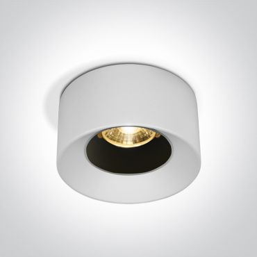ONE Light Recessed Spots Fixed LED - inbouwspot - Ø 84 mm, Ø 72 mm inbouwmaat - 12W LED incl. - wit