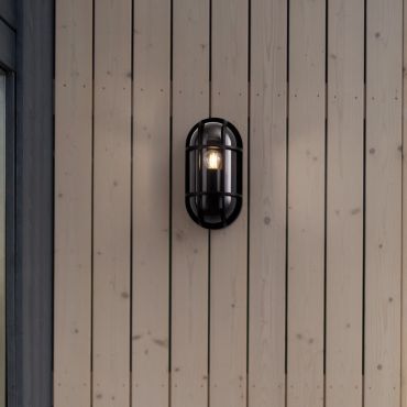 Nova Luce Amel - buiten wandverlichting - 14 x 27 x 9,4 cm - IP65 - donker antraciet