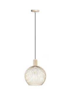 ETH Wire Sand - hanglamp - Ø 30 x 155 cm - zand