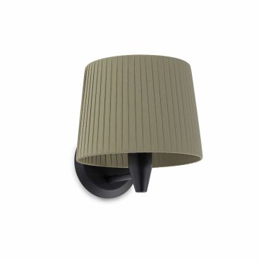 SHOWROOMMODEL - Faro Samba Black - wandverlichting - ø 21,5 x 17 cm - groen