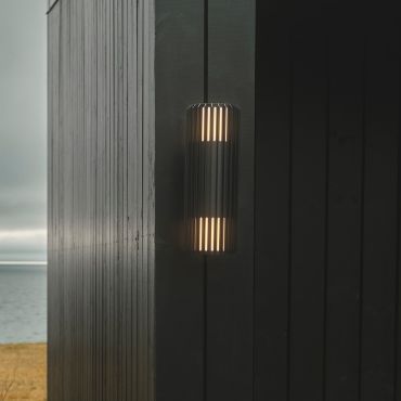 Nordlux Aludra N - buiten wandverlichting - 12,4 x 33,7 x 17,4 cm - IP54 - zwart