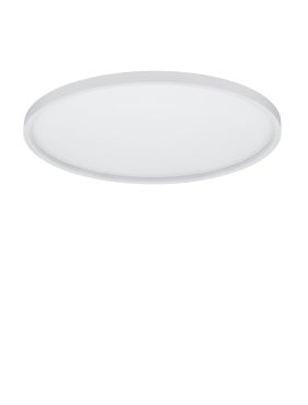 Nova Luce Chet - plafondlamp met afstandsbediening - Ø 58,3 x 6,5 cm - 49W dimbare LED incl. - zandwit