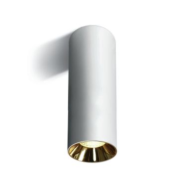 SHOWROOMMODEL - ONE Light Chill Out Cylinder GU10 - opbouwspot 1L - Ø 7,5 x 25 cm - wit - Incl. reflector