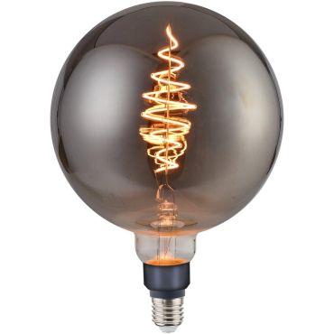 Nordlux LED filament lamp - Ø 20 x 28,3 cm - E27 - 8,5W dimbaar - 1800K - gerookt