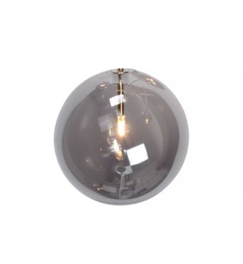 Reserveglas Lucide Alara - glas - Ø 20 cm - fumé