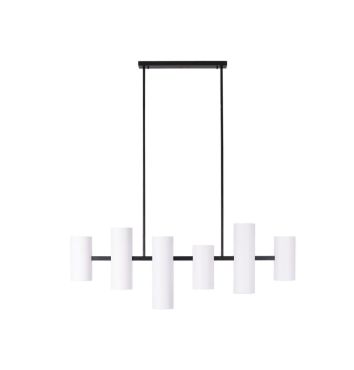 Maxlight Laxer - hanglamp - 128 x 142 cm - zwart en wit