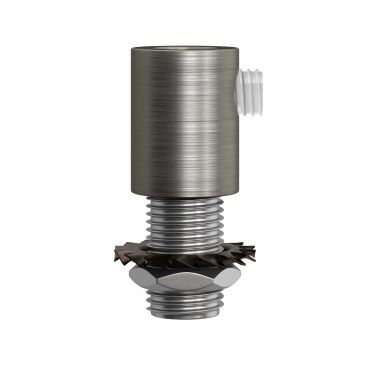Creative Cables - snoeraanspanner - Ø 1,3 x 1,7 cm - metalen design trekontlaster - geborsteld titanium