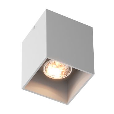 Zuma Line Square - opbouwspot - 8,2 x 8,2 x 9,5 cm - wit