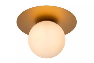 Lucide Tricia - plafondlamp - Ø 25 x 17,5 cm - goud