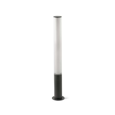 Faro Tura - tuinpaal - Ø 16 x 105 cm - 28W LED incl. - IP65 - donkergrijs
