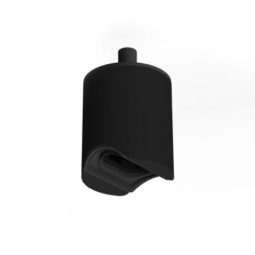 Creative Cables - ronde S14d fitting voor hanglampen - Ø 4,7 x 7,2 cm - zwart