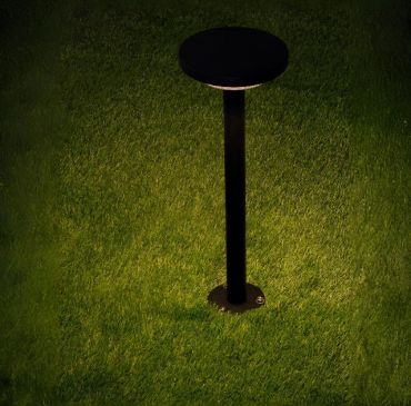 Nova Luce Nitro - tuinpaal - Ø 15 x 43,7 cm - 12W LED incl. - IP65 - zandzwart