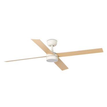 Faro Rudder L - plafondventilator met licht - Ø 132 cm - mat wit