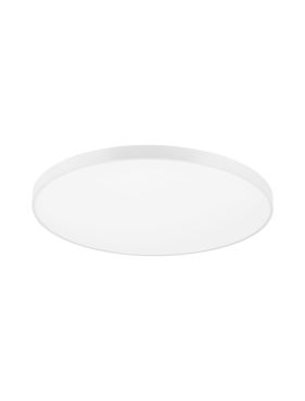 Nova Luce Perfect Profile - plafondlamp op afstandsbediening (incl.) - Ø 100 x 10 cm - 120W dimbare LED incl. - 2700K-6000K - wit