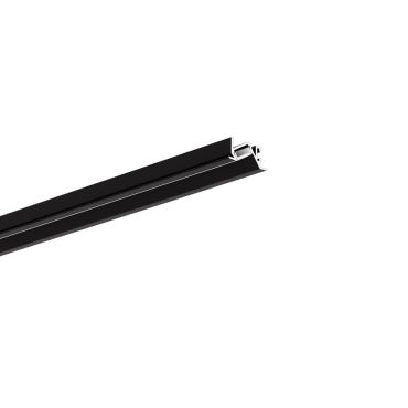 KLUS MICRO-30DEG-K - inbouw LED profiel met schuine lichthoek van 30 graden - 2,64 x 1,12 cm - zwart