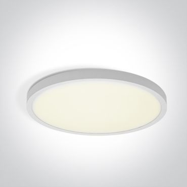ONE Light Plafo - plafondlamp - Ø 40 x 2,5 cm - 32W LED incl. - wit