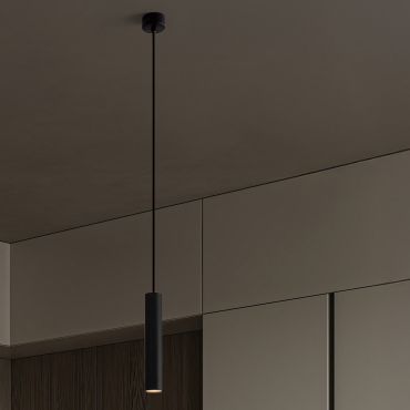 Nova Luce Mor - hanglamp - Ø 4 x 200 cm - zwart