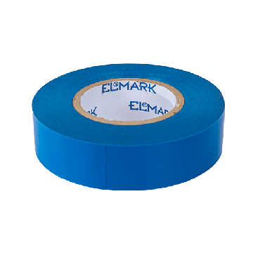 Elmark isolerende PVC tape 19mm - 20 meter lengte - blauw